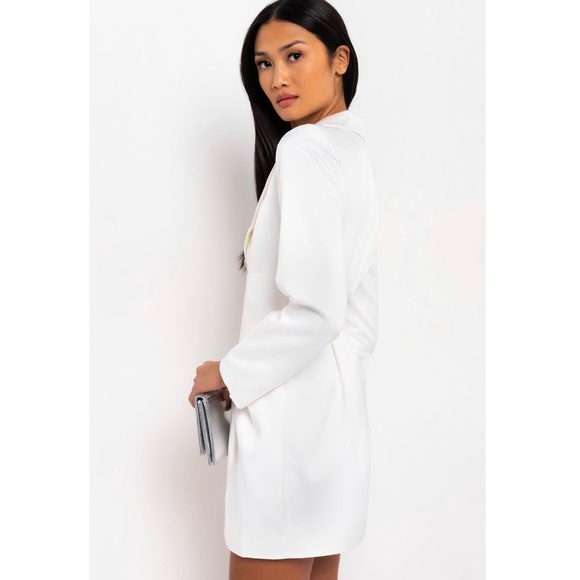 BIG BIG WORLD SATIN BLAZER DRESS - Picture 4 of 7